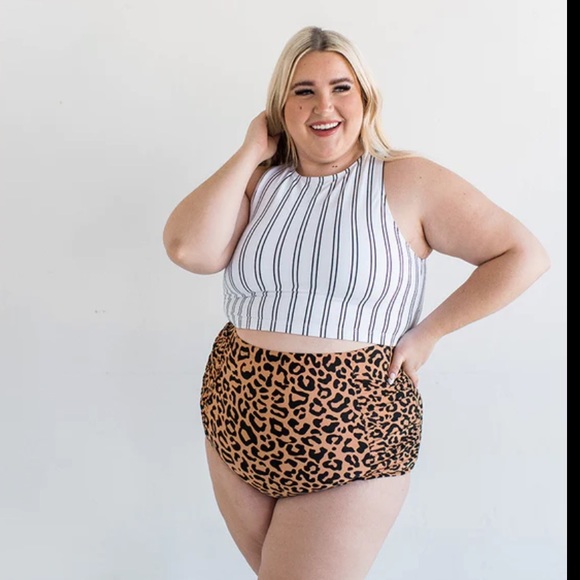 Livy&Kate Jungle Cat High Waisted Bottoms - Picture 2 of 4